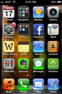 iPhone Home Page