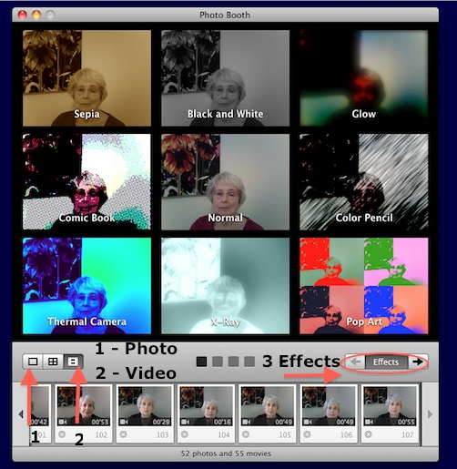 extra effects for photo booth mac